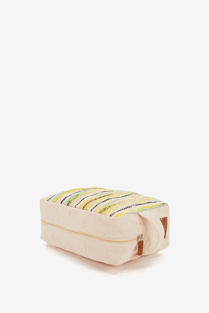 Abbacino Neceser de lona en amarillo Precio ultrabajo