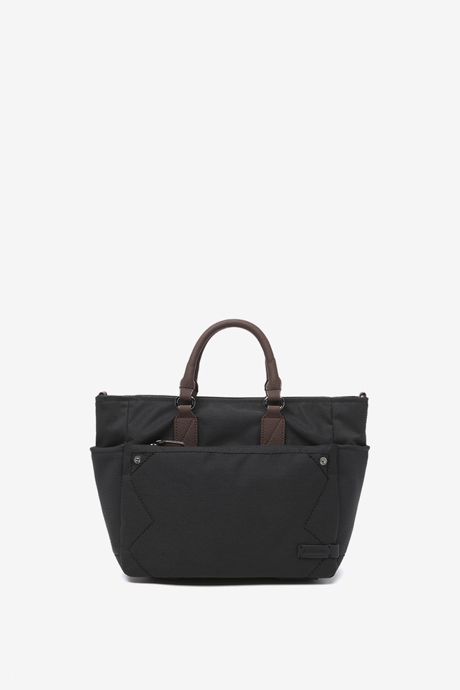 Abbacino Shopper en materiales reciclados negro Devoluciones gratuitas