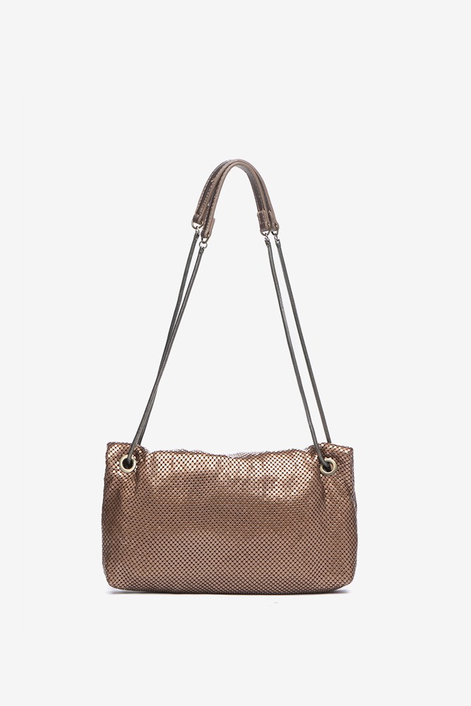 Abbacino Bolso de fiesta en malla metálica bronce Outlet