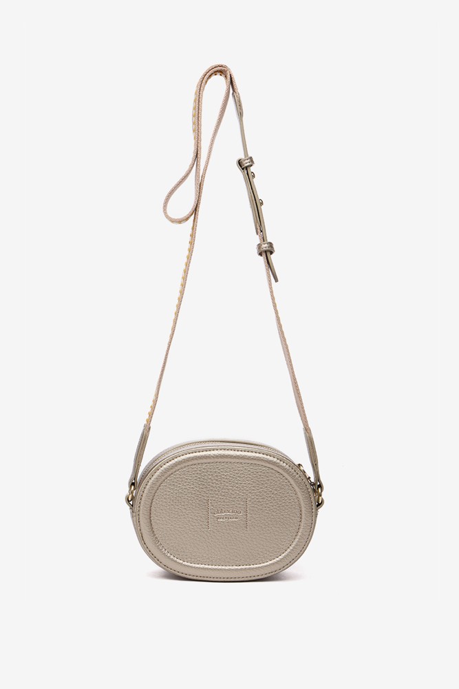 Abbacino Bandolera en materiales reciclados en dorado Outlet online
