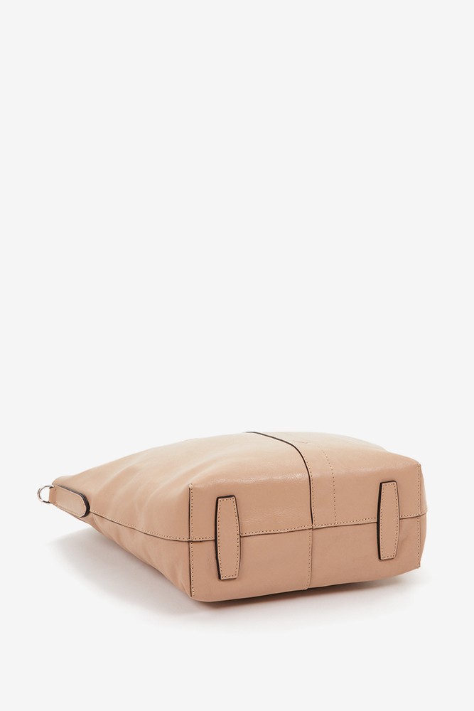 Abbacino Bolso shopper de mujer en piel beige Rebajas