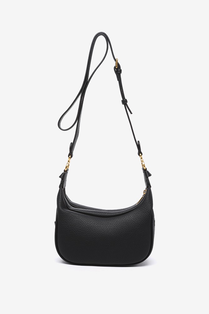 Abbacino Bandolera con borla en materiales reciclados negro Rebajas baratas