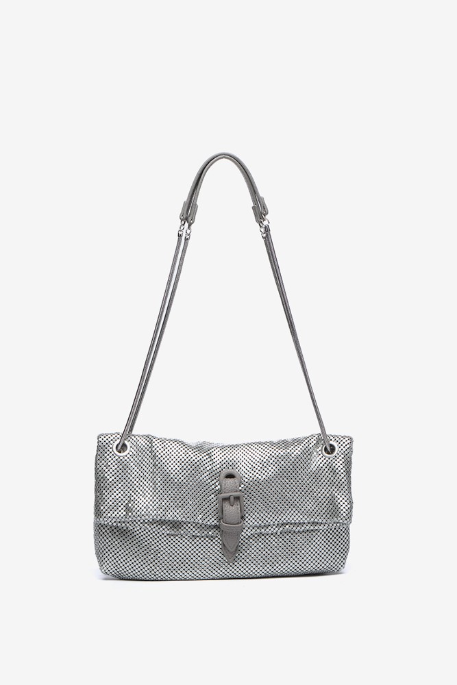 Abbacino Bolso de fiesta en malla metálica plata Descuento
