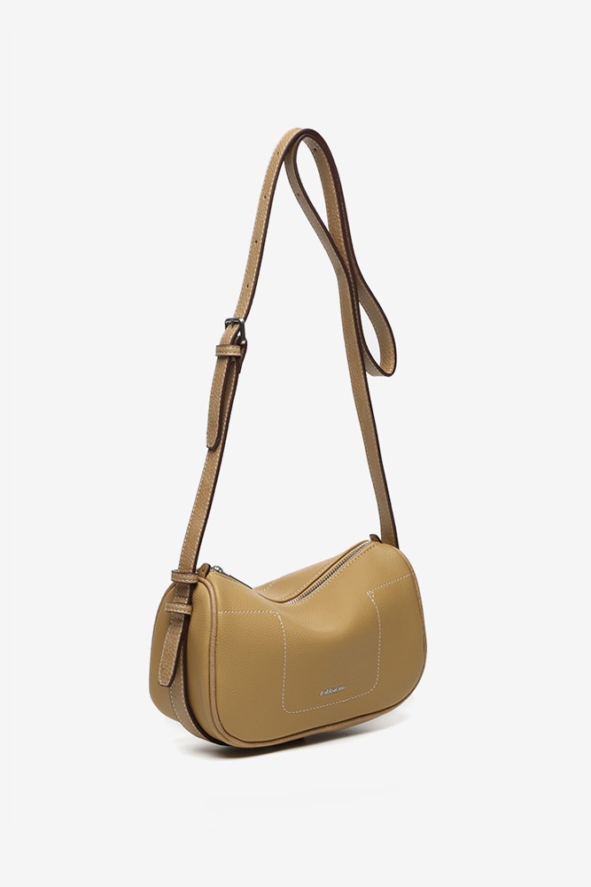 Abbacino Bandolera en materiales reciclados camel Tienda