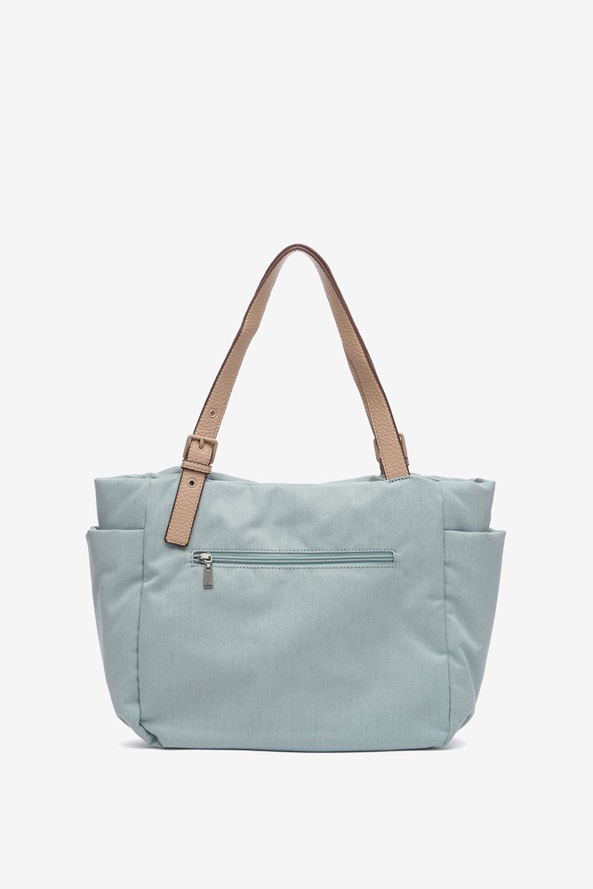 Abbacino Bolso shopper en materiales reciclados y acolchados azul Envío gratis