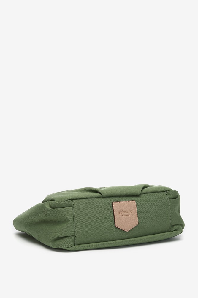 Abbacino Bolso shopper en materiales reciclados y acolchados verde Oferta especial