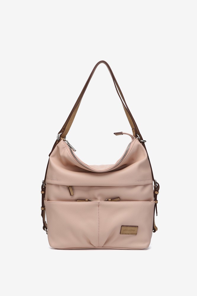 Abbacino Bolso - mochila en materiales reciclados rosa Precio de fábrica