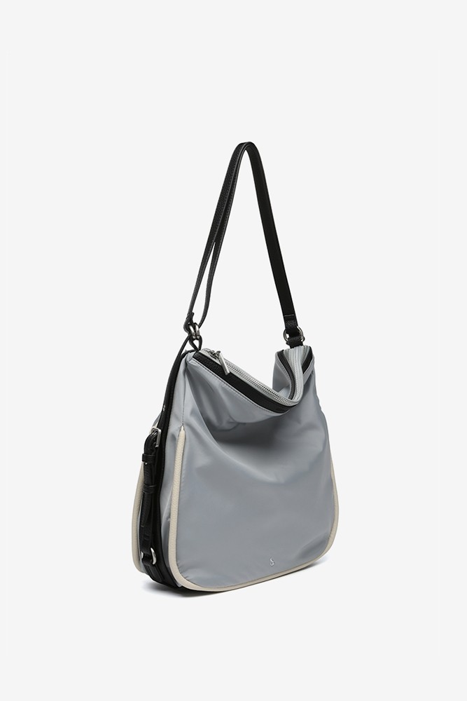 Abbacino Bolso - mochila en materiales reciclados gris