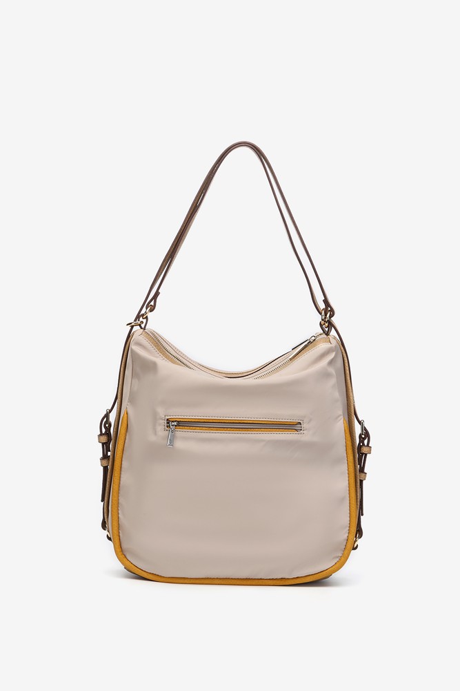 Abbacino Bolso - mochila en materiales reciclados beige Precios de Black Friday
