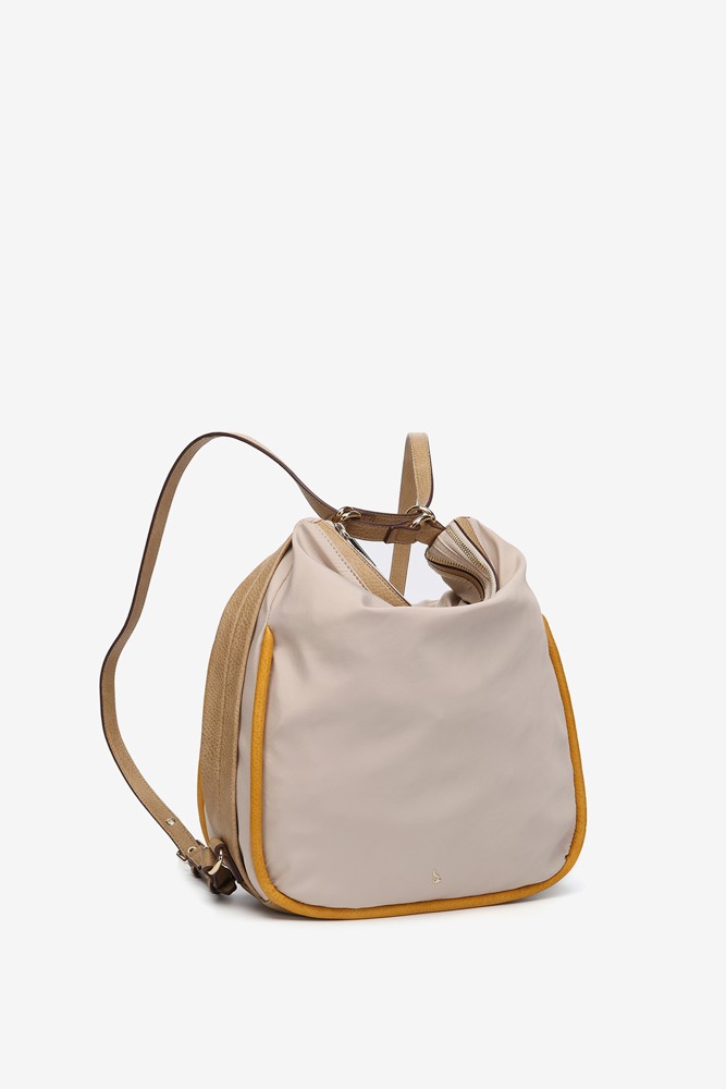 Abbacino Bolso - mochila en materiales reciclados beige Precios de Black Friday