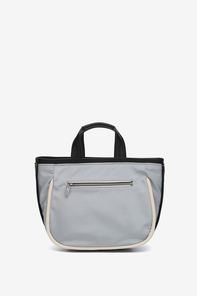 Abbacino Bolso shopper en materiales reciclados gris En oferta