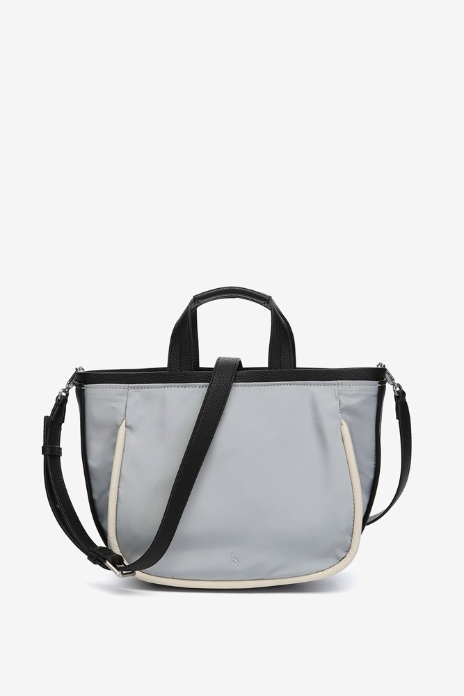 Abbacino Bolso shopper en materiales reciclados gris En oferta