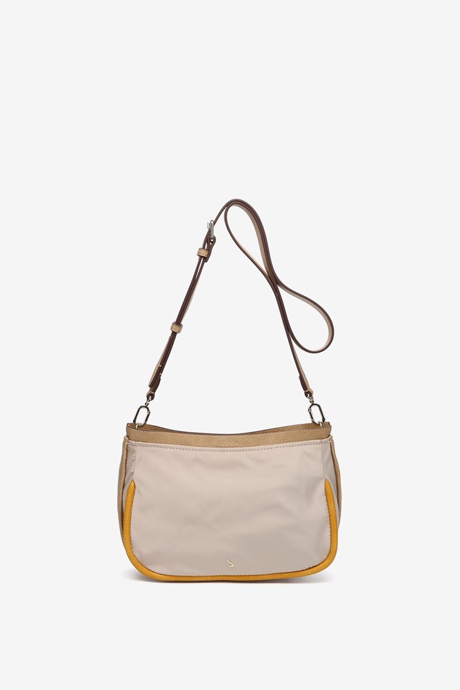Abbacino Bandolera en materiales reciclados beige Oferta exclusiva