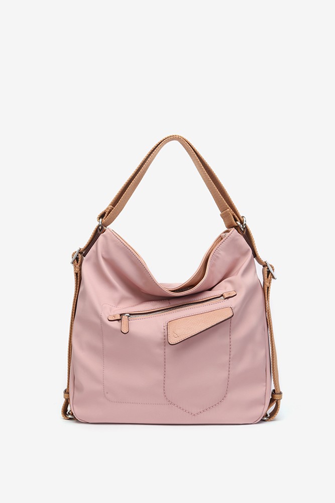 Abbacino Bolso - mochila en materiales reciclados rosa Última moda