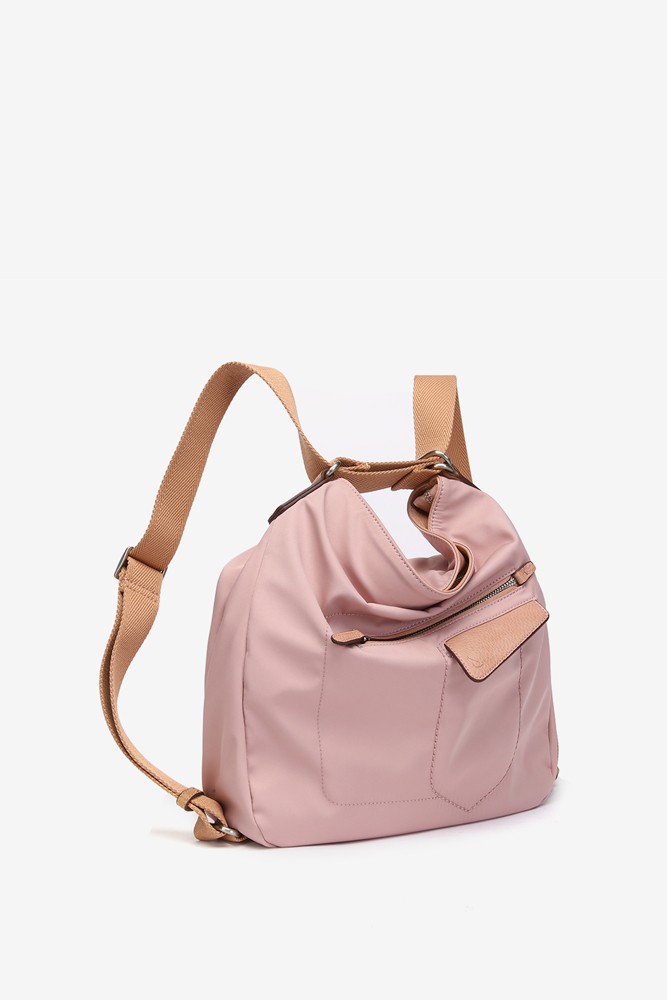 Abbacino Bolso - mochila en materiales reciclados rosa Última moda