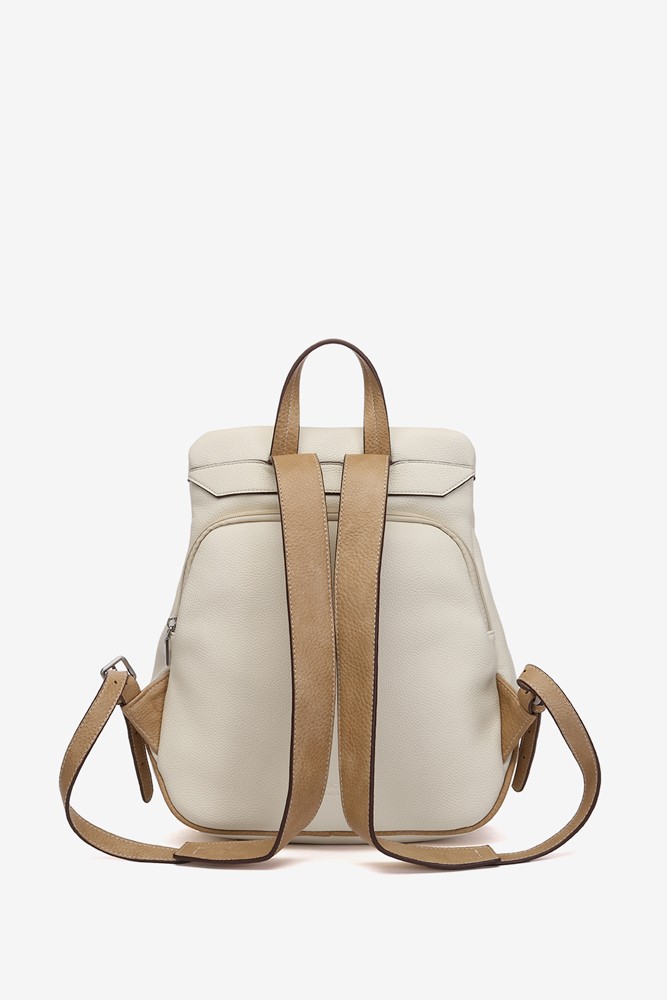 Abbacino Mochila en materiales reciclados beige Ofertas de temporada