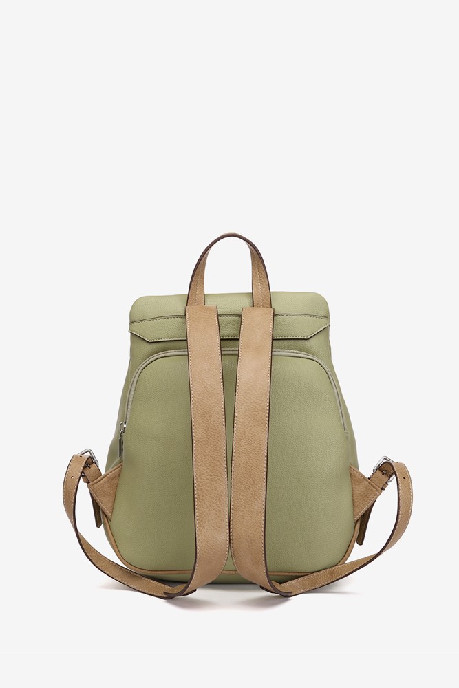 Abbacino Mochila en materiales reciclados verde Grandes ahorros