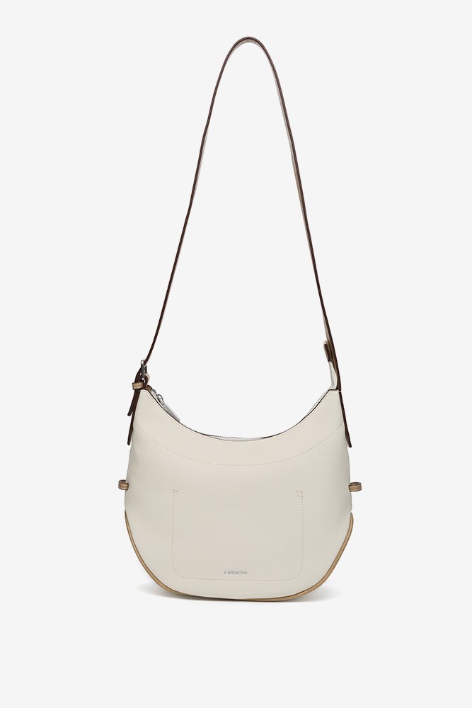 Abbacino Bolso de hombro en materiales reciclados beige Rebajas de fin de temporada