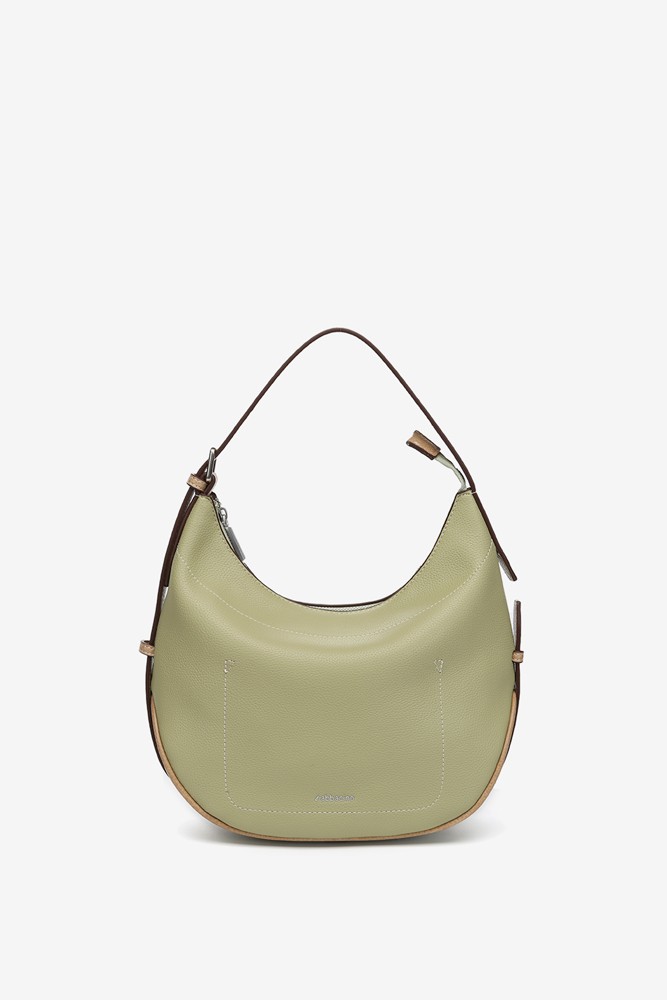 Abbacino Bolso de hombro en materiales reciclados verde Devoluciones gratuitas