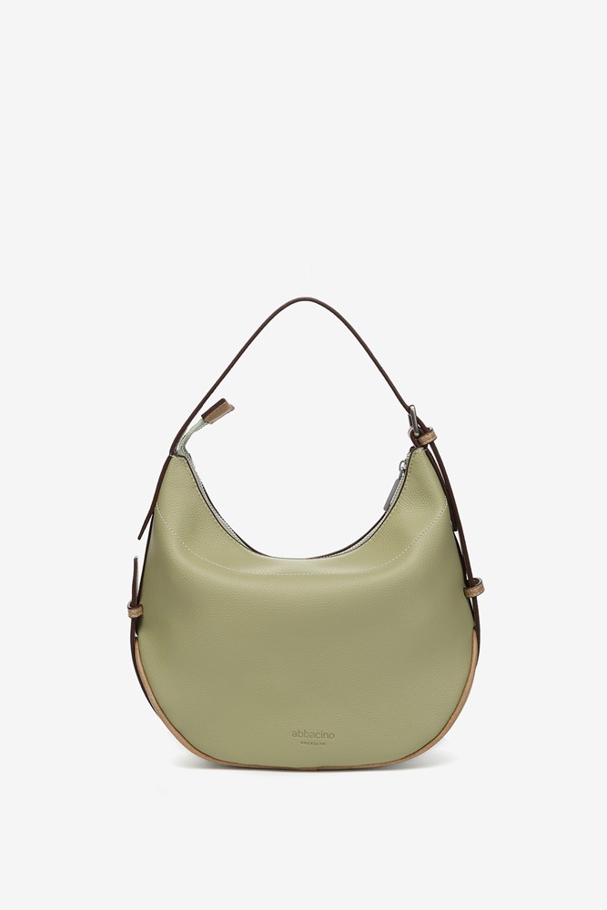 Abbacino Bolso de hombro en materiales reciclados verde Devoluciones gratuitas