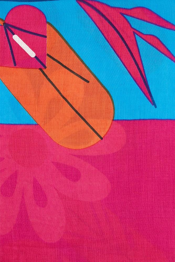 Abbacino Pañuelo de mujer con estampado floral en azul En línea
