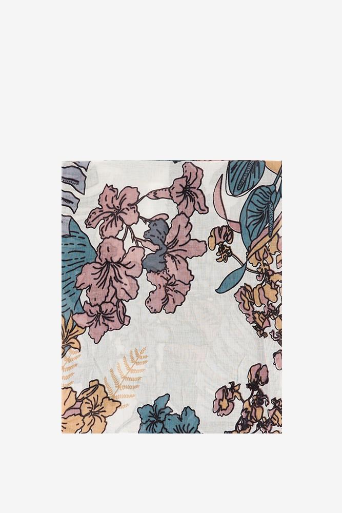Abbacino Pañuelo de viscosa con estampado floral en tonos grises Envío gratis