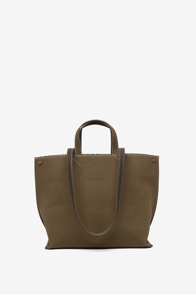 Abbacino Bolso shopper en materiales reciclados verde Últimos 3 días