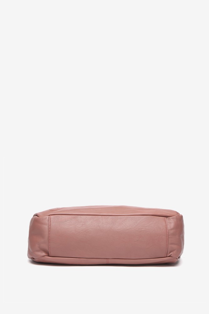 Abbacino Bolso hobo de piel en rosa ÚLTIMAS EDICIONES