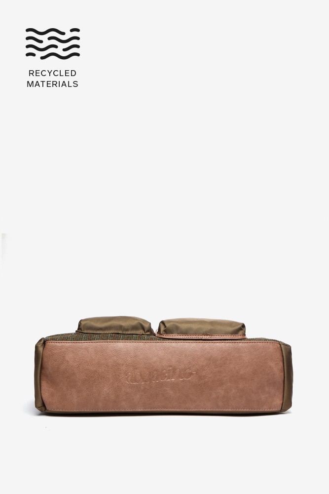 Abbacino Bolso shopper para el portátil en materiales reciclados verde Promoción por tiempo limitado