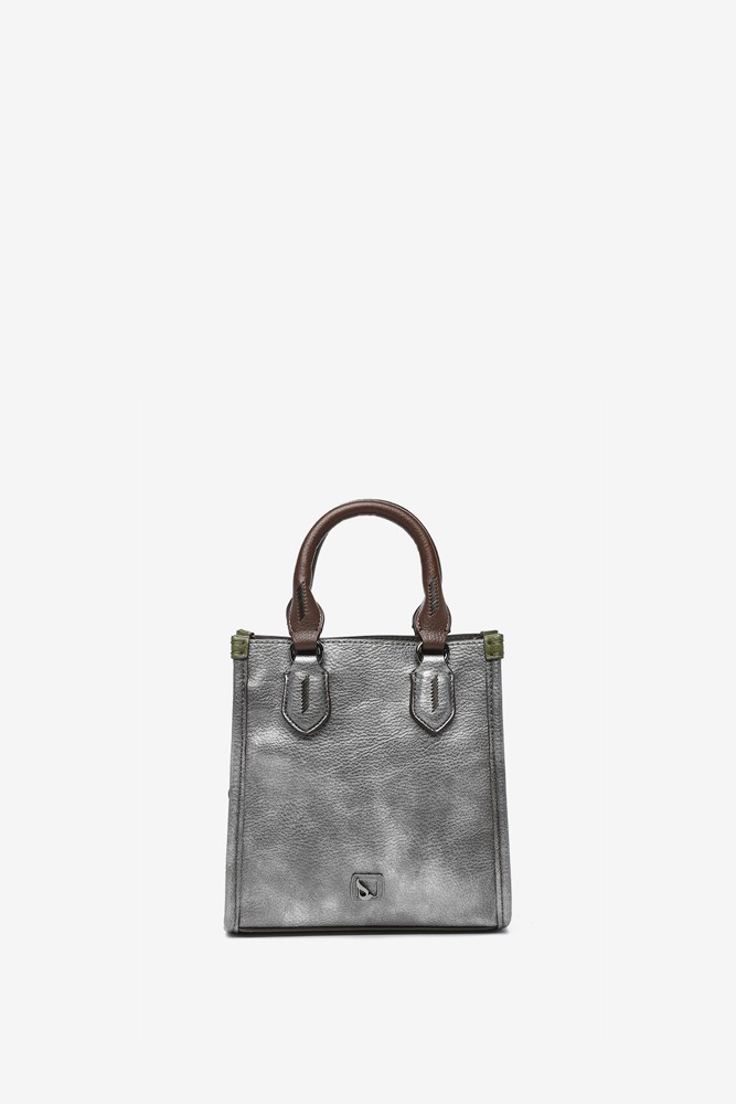 Abbacino Bolso de mano pequeño en plateado Grandes descuentos