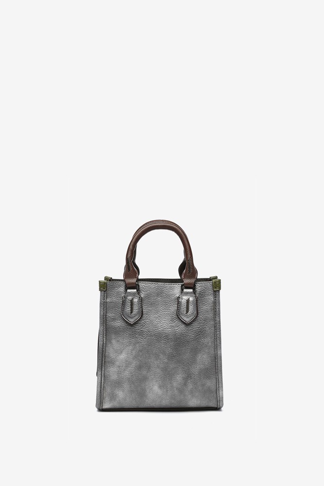Abbacino Bolso de mano pequeño en plateado Grandes descuentos