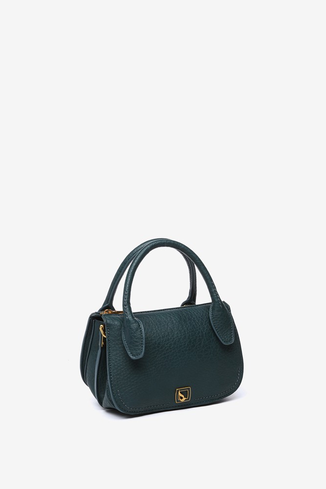 Abbacino Bolso de mano pequeño en materiales reciclados azul