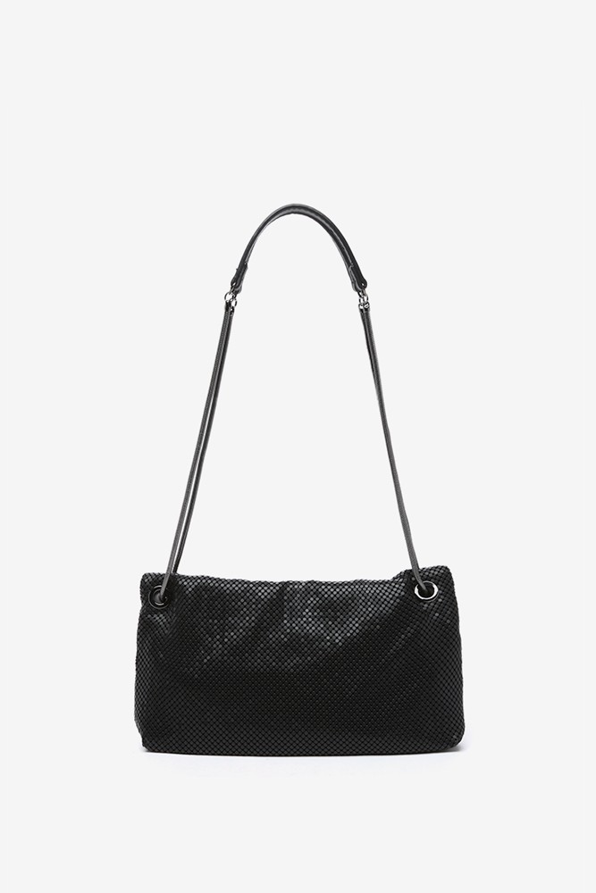 Abbacino Bolso de fiesta en malla metálica negra Descuentos del mes