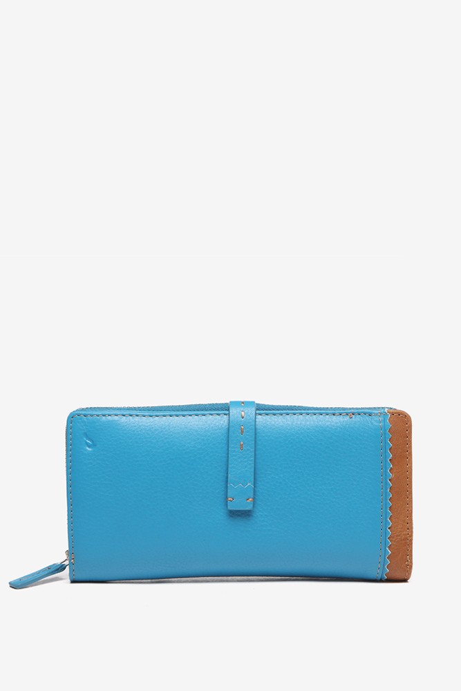 Abbacino Cartera grande de piel en azul Grandes ahorros