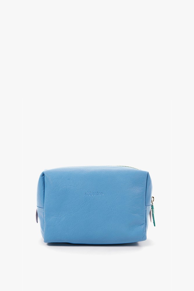 Abbacino Neceser grande de piel en azul Precio ultrabajo