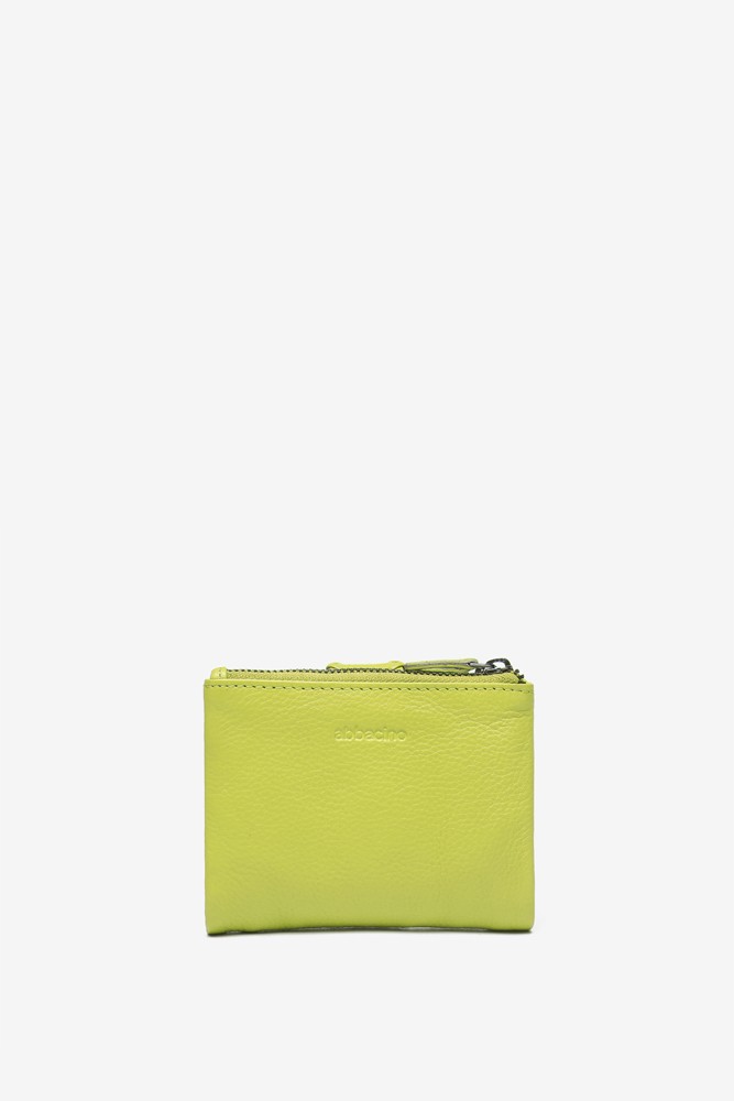 Abbacino Cartera pequeña de piel en verde En oferta