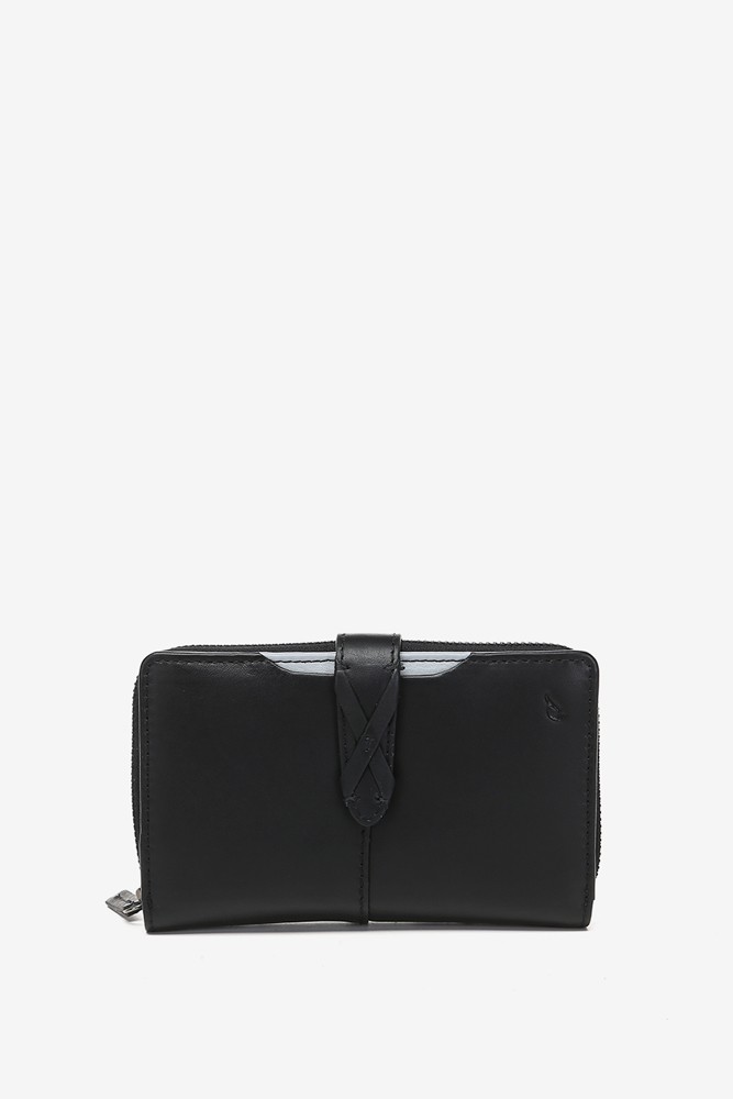 Abbacino Cartera mediana en piel negra Tienda