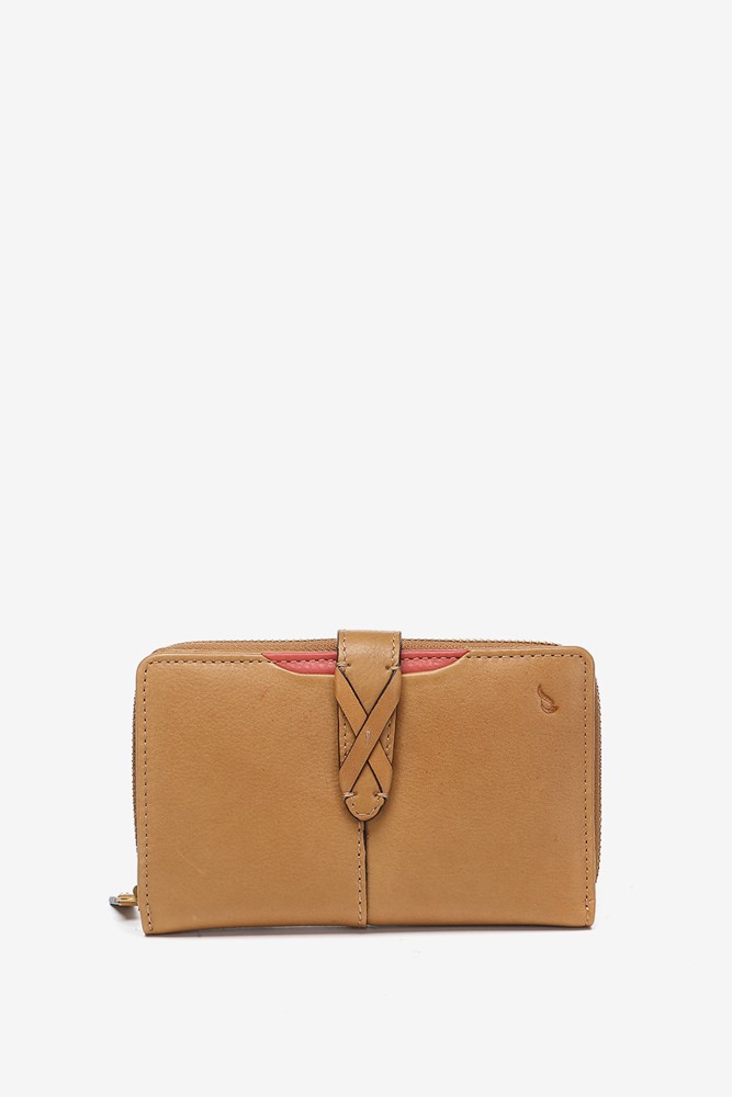 Abbacino Cartera mediana en piel cognac Tienda