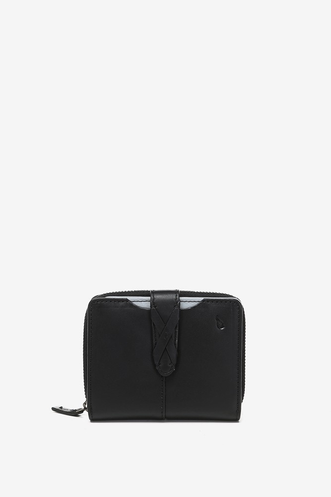 Abbacino Cartera pequeña en piel negra Mejor oferta