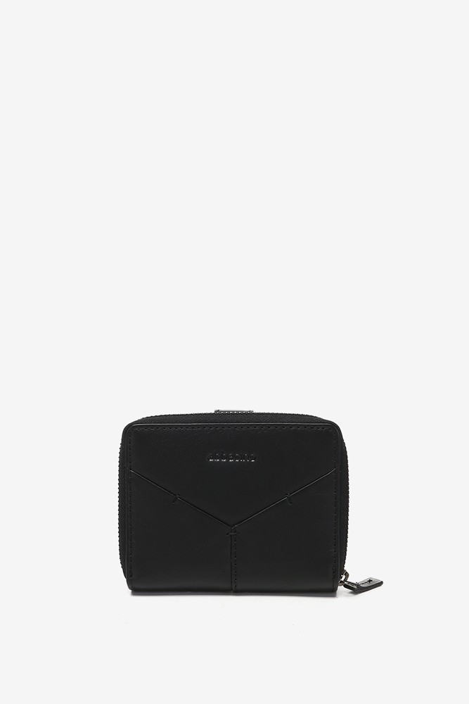 Abbacino Cartera pequeña en piel negra Mejor oferta