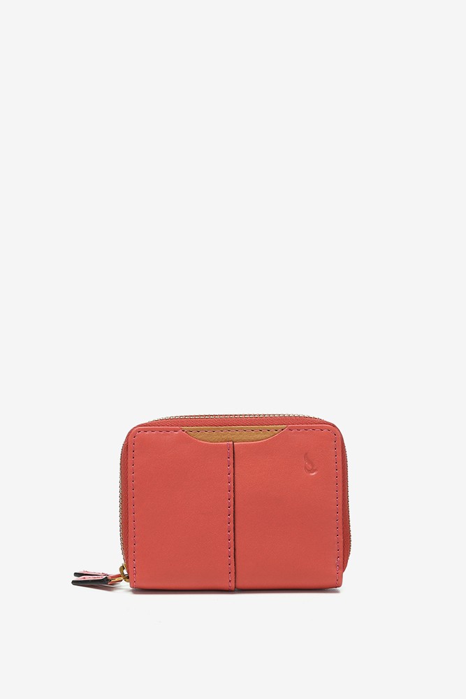 Abbacino Cartera pequeña en piel coral Envío gratis