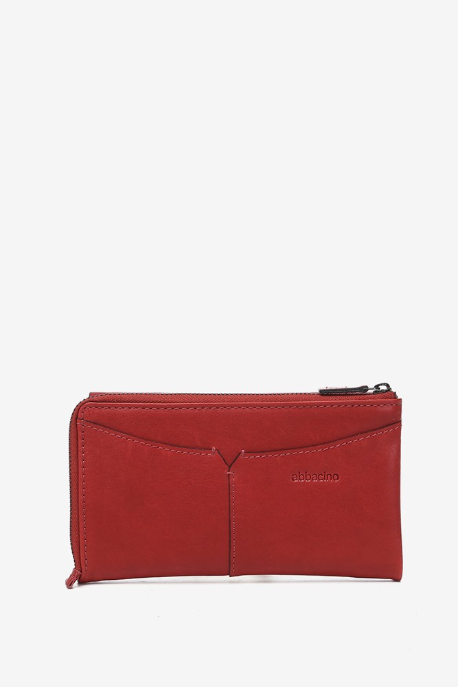 Abbacino Cartera grande con solapa en piel roja Superdescuento