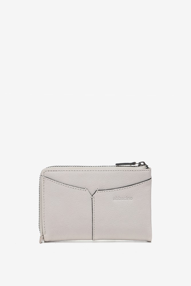 Abbacino Cartera mediana con solapa en piel beige Liquidación