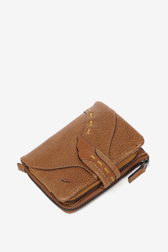 Abbacino Cartera pequeña en piel cognac Precios de Black Friday
