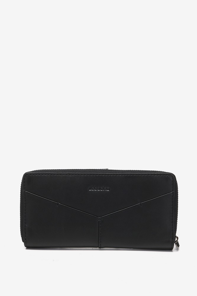 Abbacino Cartera grande en piel negra Rebajas de fin de temporada