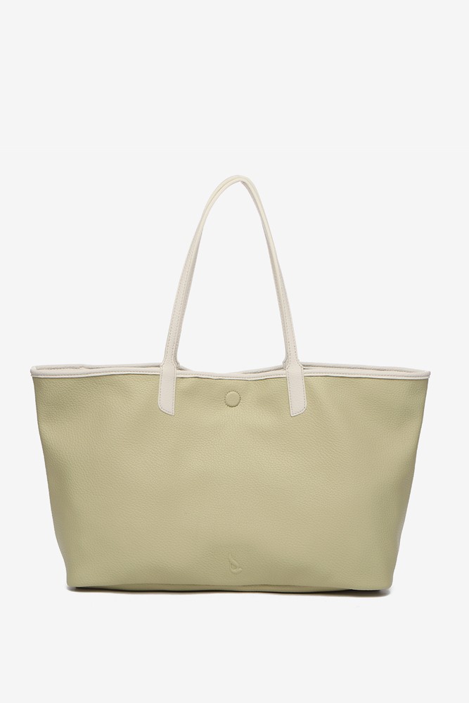 Abbacino Bolso shopper reversible en verde Outlet