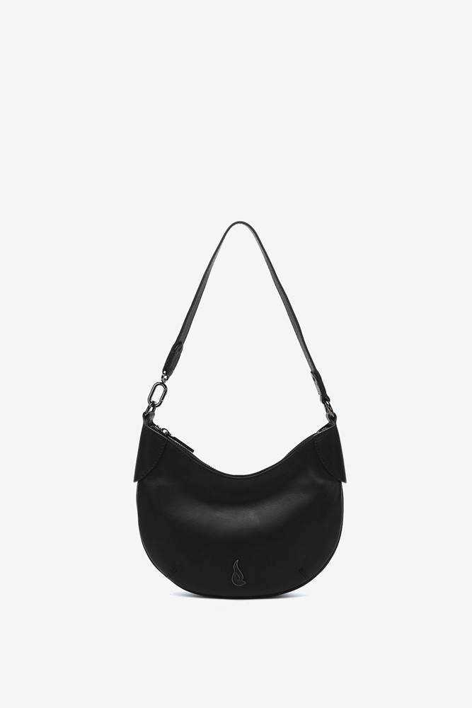 Abbacino Bolso de hombro pequeño en piel negra Tienda