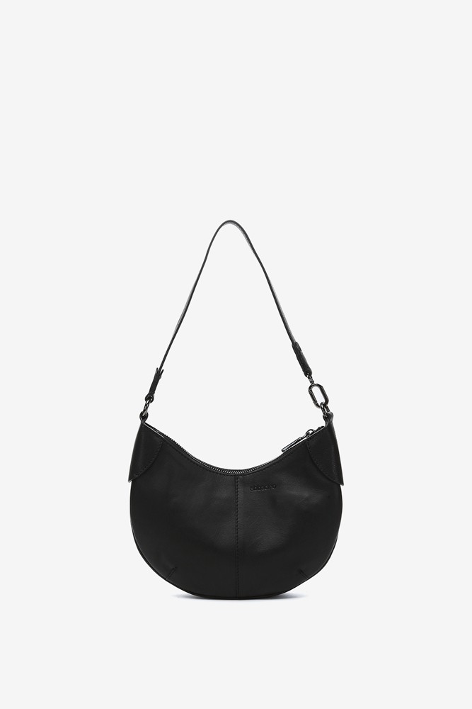 Abbacino Bolso de hombro pequeño en piel negra Tienda