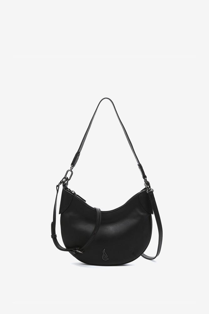 Abbacino Bolso de hombro pequeño en piel negra Tienda