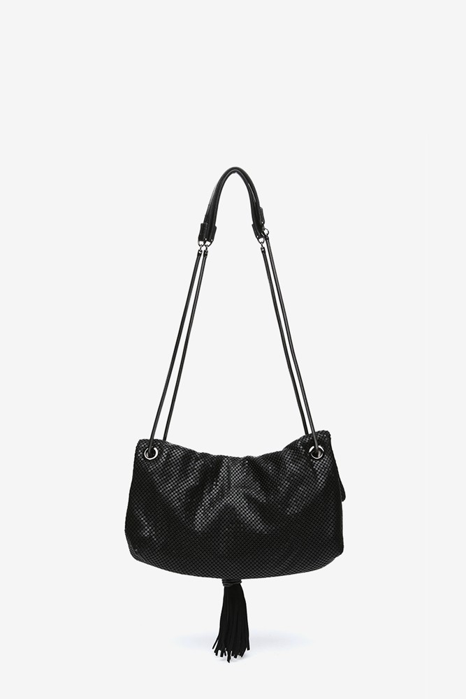 Abbacino Bolso de fiesta en malla metálica negra Mejor oferta